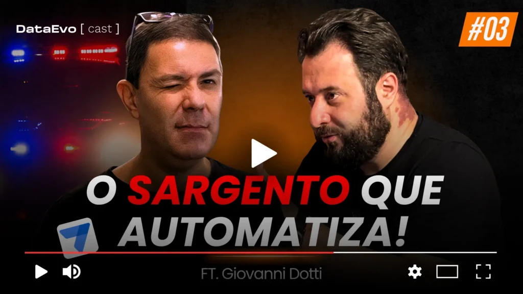 capa podcast: Automação com Google Sheets e AppSheet no serviço público