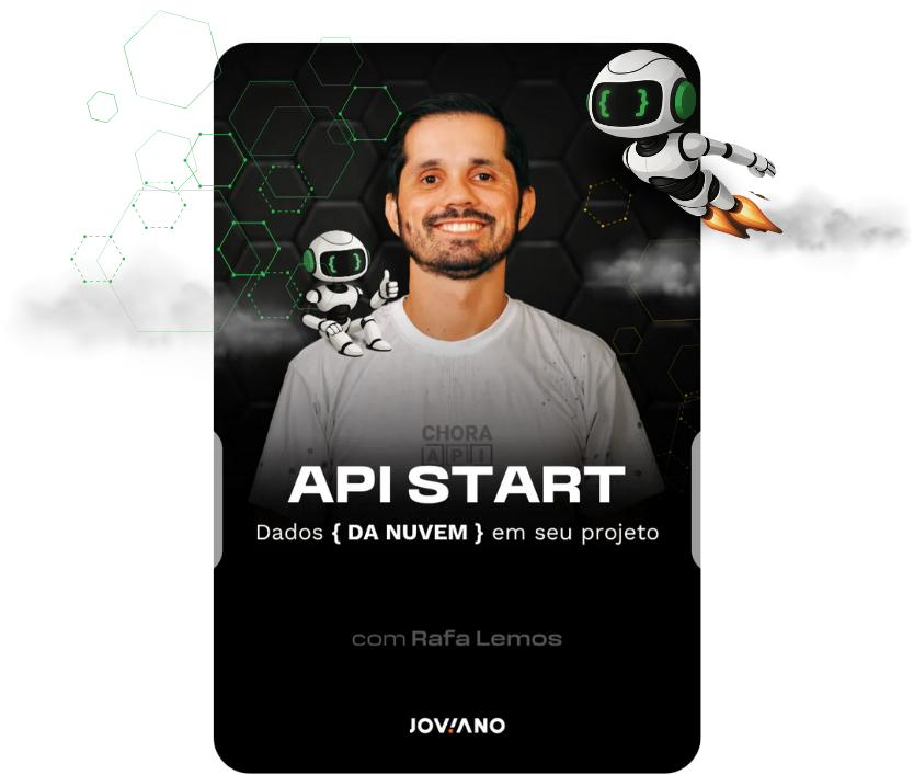 Capa do curso API Start com Rafa Lemos.