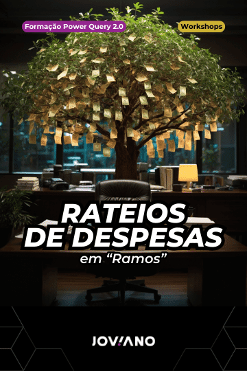 rateio de despesas em ramos com power query