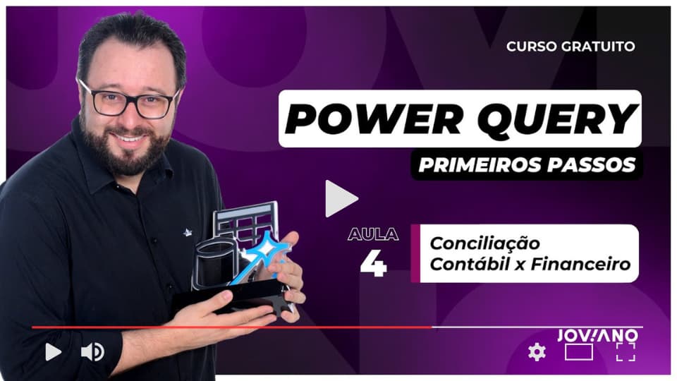 conciliação contábil e financeiro com power query básico