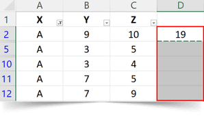 selecionar valores no excel